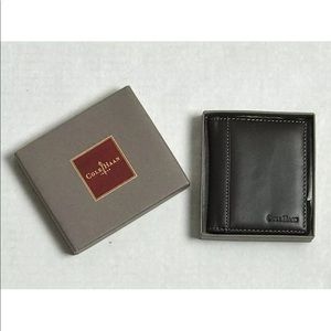 Cole Haan Wallet Leather Bifold Brown ID Holder